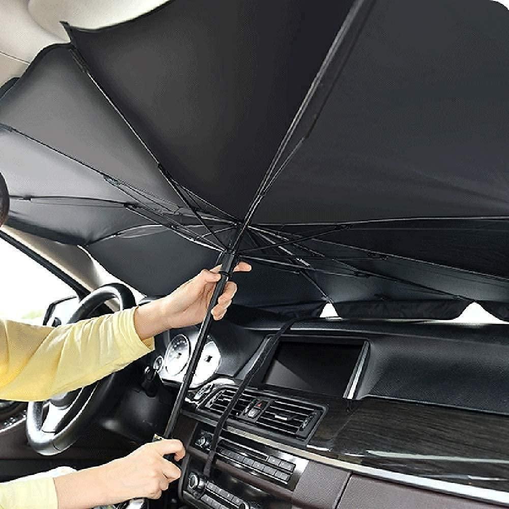Premium Car Windshield Sun Shade Umbrella - Advanced Thermal Protection System
