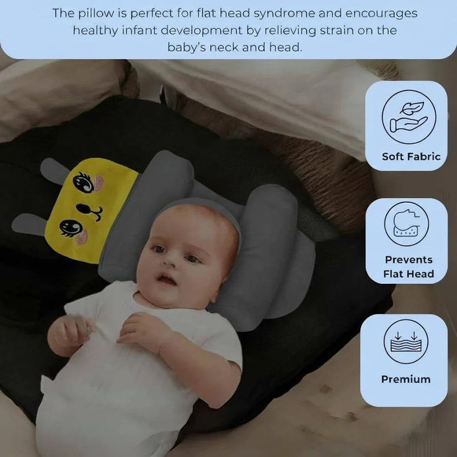 Baby Head Support Pillow (0–12 Months)